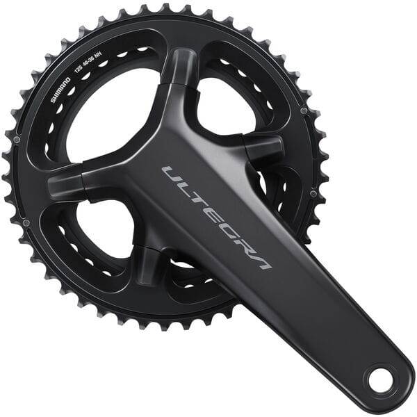 Shimano Ultegra FC-R8100 12-speed double chainset cranks with HollowTech II technology for road bikes.