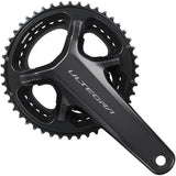 Shimano Ultegra FC-R8100 12-speed double chainset cranks with HollowTech II technology for road bikes.