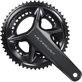 Shimano Ultegra FC-R8100 12-speed double chainset cranks with HollowTech II technology for road bikes.