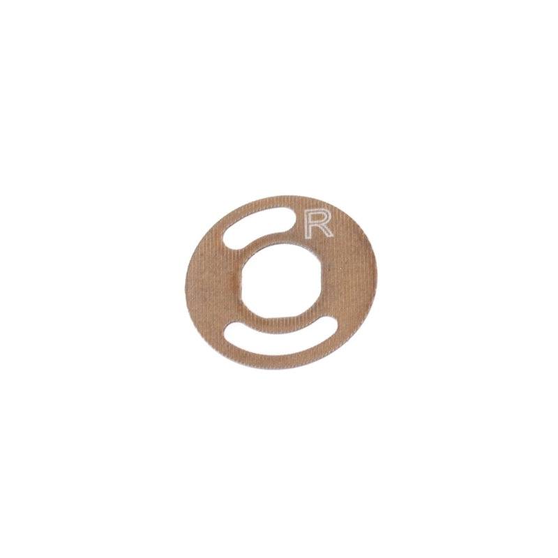 Fox FLOAT DPX2 port selector valve shock spare part, laser-ablated metal component for mountain bike suspension.