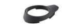 Black Trek Domane SLR IsoSpeed front headtube cover for bike frame protection, designed for Trek road bikes.