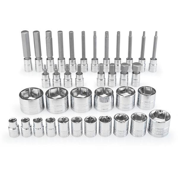 Park Tool SBS-3 37-piece socket and bit set for bike maintenance, includes various tools for workshop bike repairs.