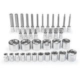 Park Tool SBS-3 37-piece socket and bit set for bike maintenance, includes various tools for workshop bike repairs.