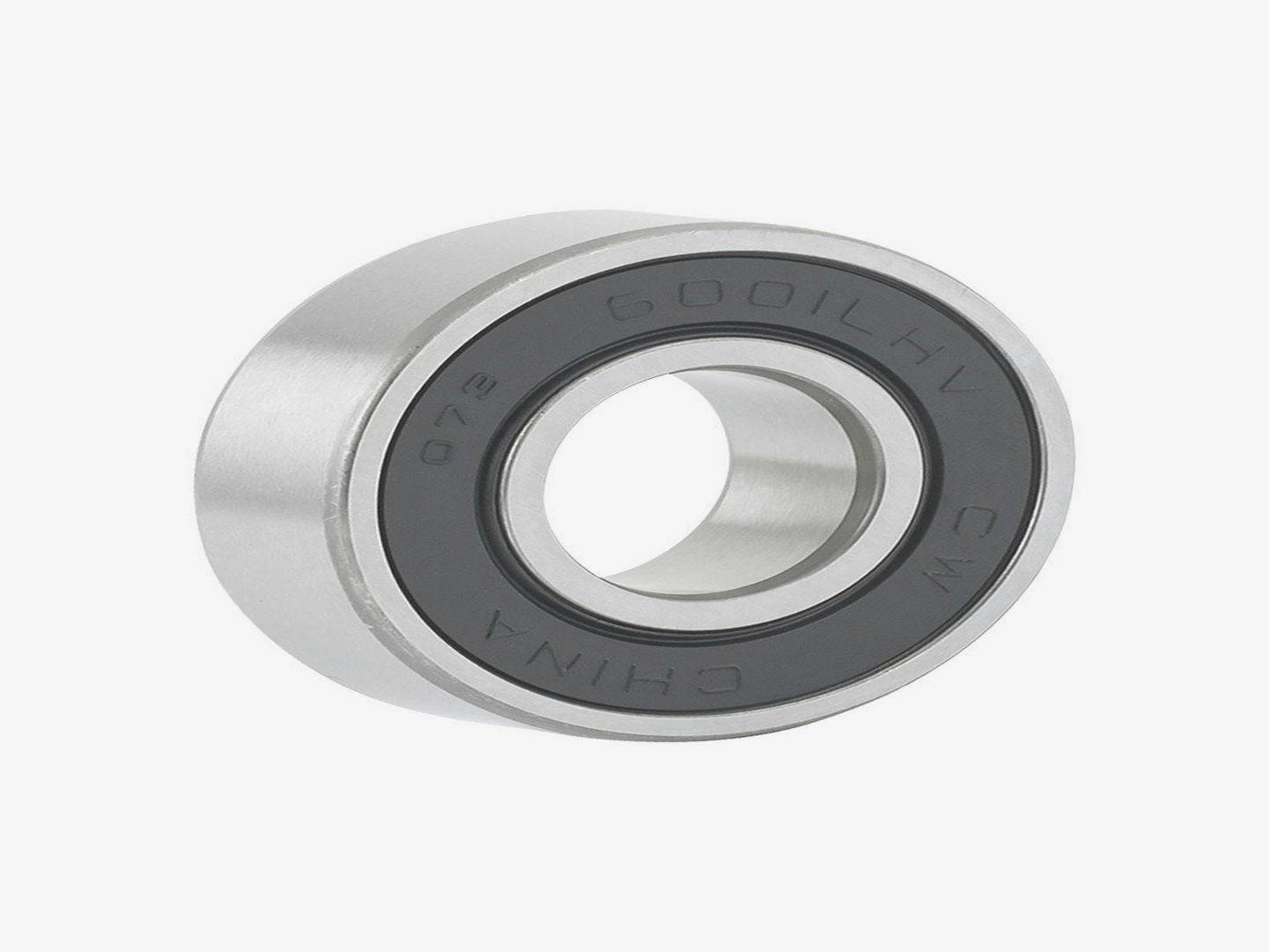 Silver Bontrager 6001 LLH replacement hub bearing, designed for smooth wheel performance on bike components.