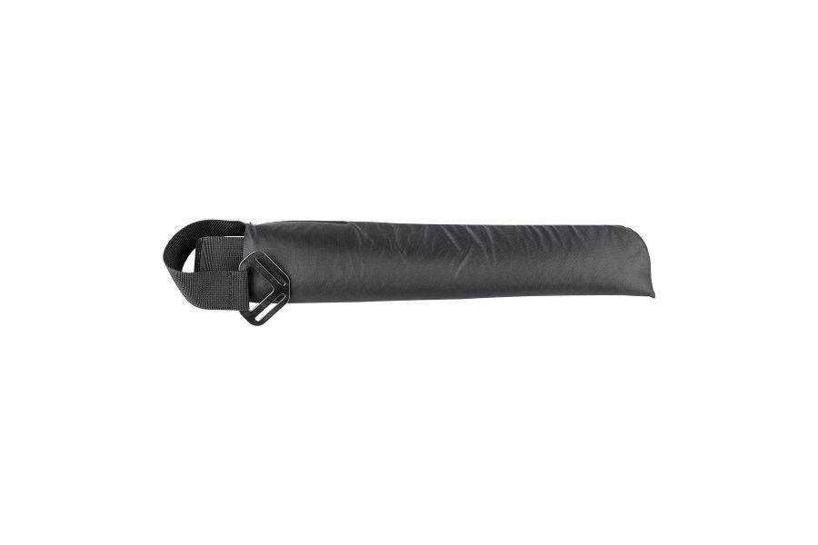 Topeak Spare Pakgo X seatpost sleeve, universal fit bike case accessory, black, designed for secure attachment and protection.