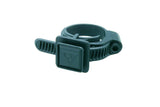 Black Topeak Fixer F55 bike mount holder for phone and tools, designed for secure attachment to bikes.