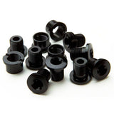 Race Face triple chainring bolts and nuts set for cranksets, showing metal components and hardware for bike drivetrain replacement.