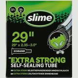 Slime Smart Tube with Schrader valve, 29 x 2.35-3.0 inches, puncture sealant inner tube for bicycle or bike tires.
