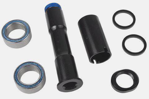 Black Trek Fuel EX 29 2016 main pivot hardware kit for suspension maintenance, components for bike repair and upgrade.
