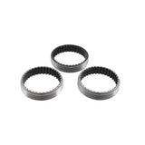 Campagnolo 33mm ratchet rings for hub maintenance, set of 3 replacement components for bike wheels.