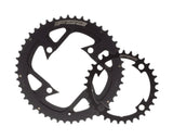 FSA Bosch Gen 4 ebike chainring set with 48/32T sizes and bolts, designed for Shimano E-bike components.