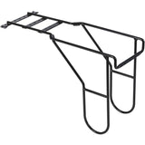 Basil Matt Black Basil Carrier Extender with side supports for double panniers and child seat, accessories for bike carriers
