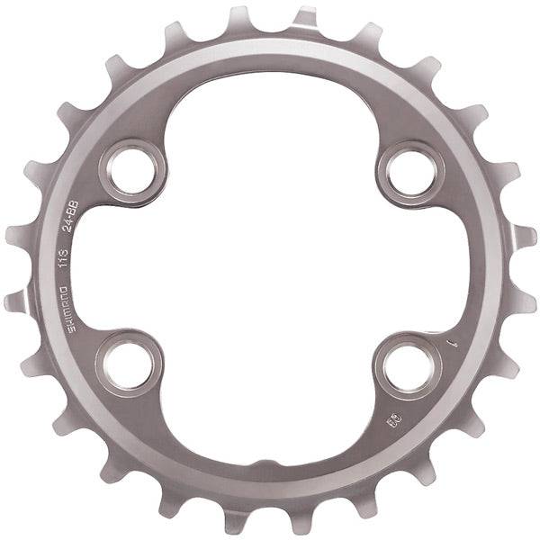 Shimano Deore XT FC-M8000 11-speed double chainring with 24T inner and 34T outer for mountain bike components