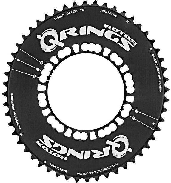 ROTOR Aero Q-Ring - 110 Bcd - Single Outer Ring | Swinnerton Cycles