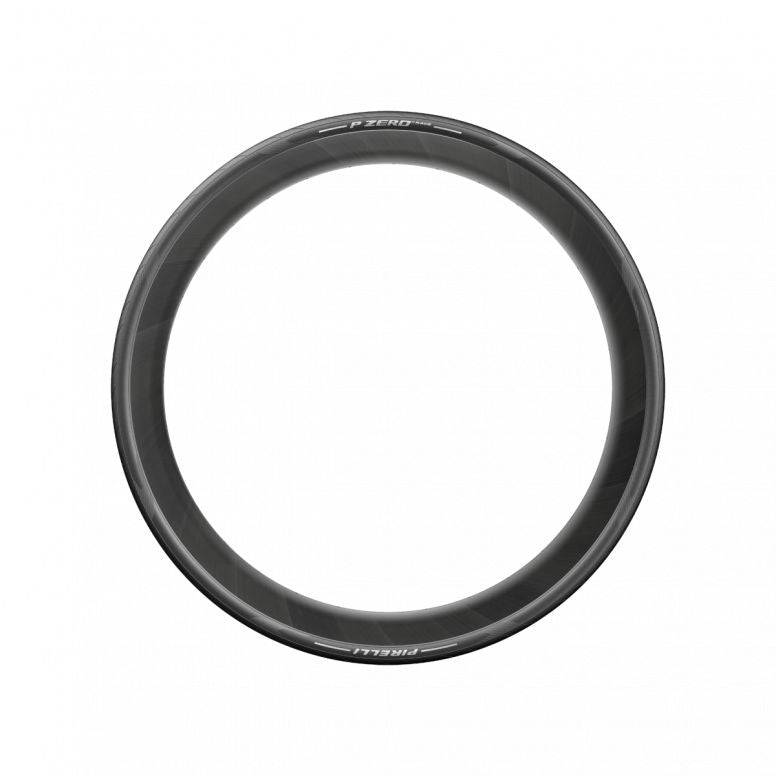 Pirelli P Zero Race high-performance road cycling racing tyre with sleek tread design and branding visible on the sidewall.