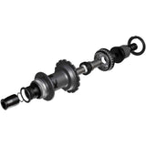 Shimano XTR FH-M9210 12-speed micro spline freehub with center lock disc mount for mountain bike components.
