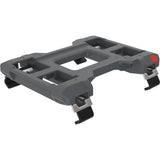 Urban Iki carrier mount for rear child seat, quick and secure bike attachment compatible with e-bikes, shown in the image.