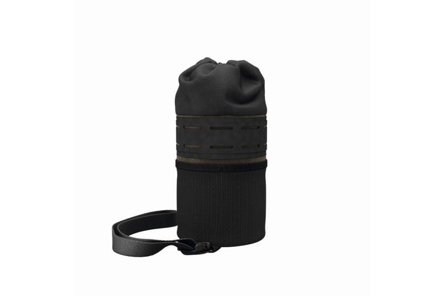 Brooks Scape Feed Pouch Mud Green waterproof handlebar bag for cycling accessories, with adjustable strap and durable material.