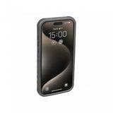 Topeak RideCase Black bike mount case for iPhone 15 PRO MAX with protective cover and adjustable mounting system.