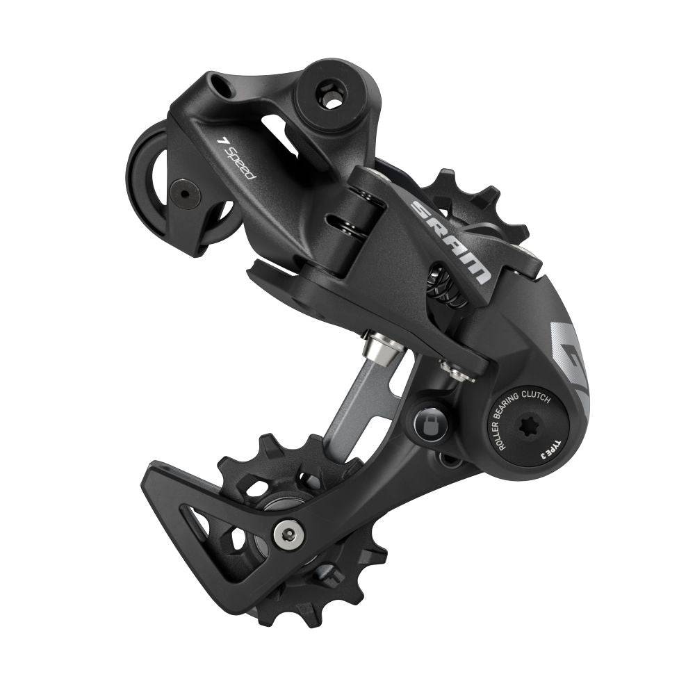 SRAM Rear Derailleur GXDH 7-Speed Medium Cage A3: BLACK 7 SPEED | Swinnerton Cycles