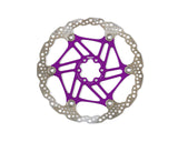 Hope Universal 6 Bolt Floating Disc Rotor for mountain bike braking, showcasing the metal rotor with mounting holes and ventilation fins.