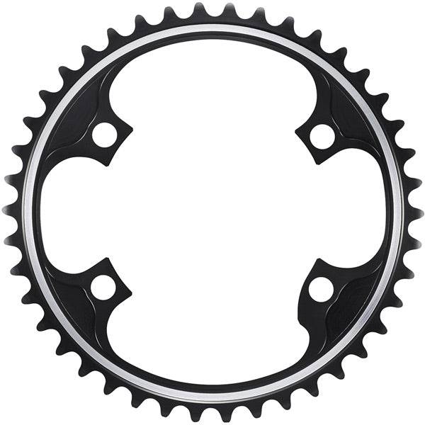 Shimano Dura-Ace FC-R9100 42-tooth inner chainring for 11-speed cranksets, compatible with 54/42T and 55T Shimano road bikes.