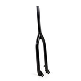 Identiti Rebate Jump 10mm MTB dirt jump forks with disc mounts, showcasing sturdy suspension and disc brake compatibility.