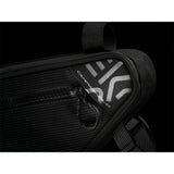 Campagnolo EKAR Internode 2 gravel bike frame packing bag, waterproof accessories for cycling storage, mounted on bike frame.