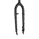 Surly Ogre 29-inch MTB disc fork with bottle mounts, suitable for 29 and 27.5-inch tires, mountain bike components.