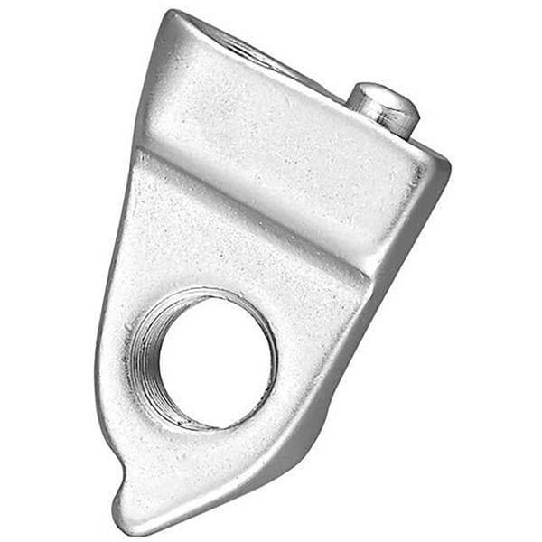 Durable M Part gear hanger for bikes, replacement component, compatible with various bike brands, shown in close-up.