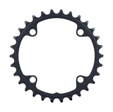 FSA Adventure Road 2x11-speed chainring in black, CNC machined 90x30T with 4-hole mounting for bike components.