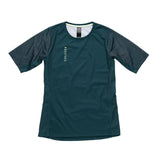 Race Face Indy women's short sleeve mountain biking jersey, breathable cycling top with lightweight fabric and vibrant design.