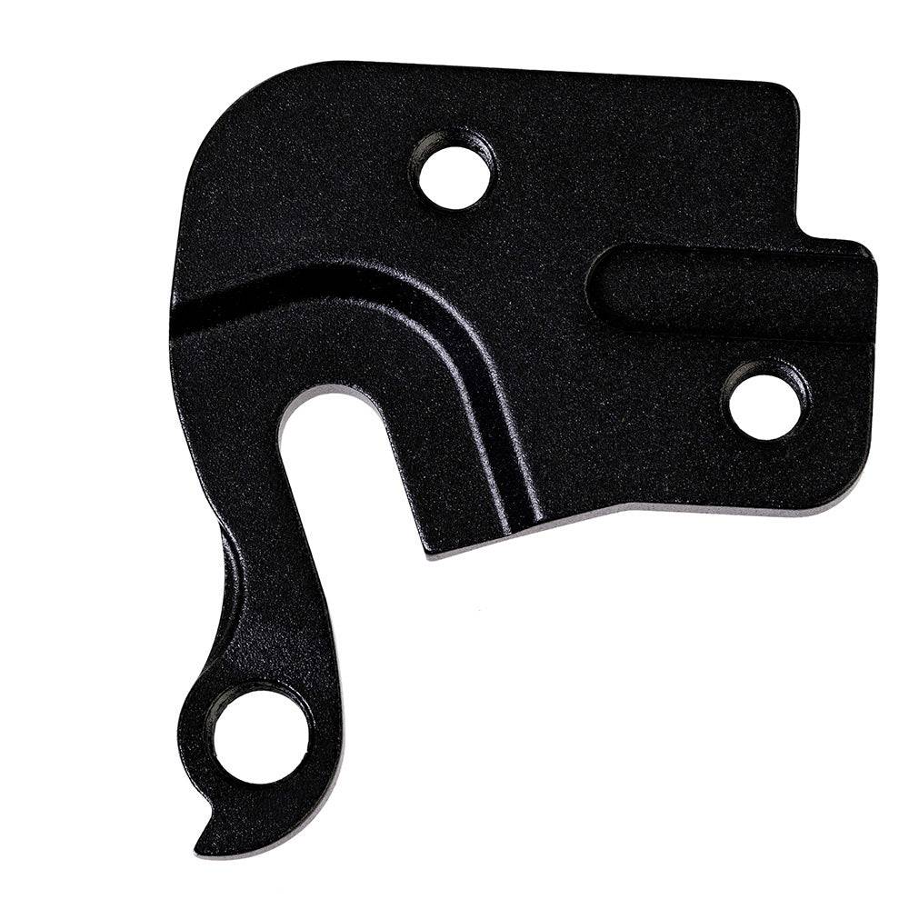 Identiti Drjekyll bicycle frame spares dropouts for durable bike frame replacement components, showing metal parts with mounting holes.