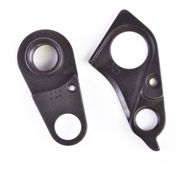 Wheels Manufacturing CNC machined aluminum derailleur hanger dropout for bike components, replacement part for bike derailleur systems.