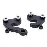Light Blue Frame Spares Robinson dropouts for bicycle frame maintenance and repair, showcasing metal components for bike frame adjustments.