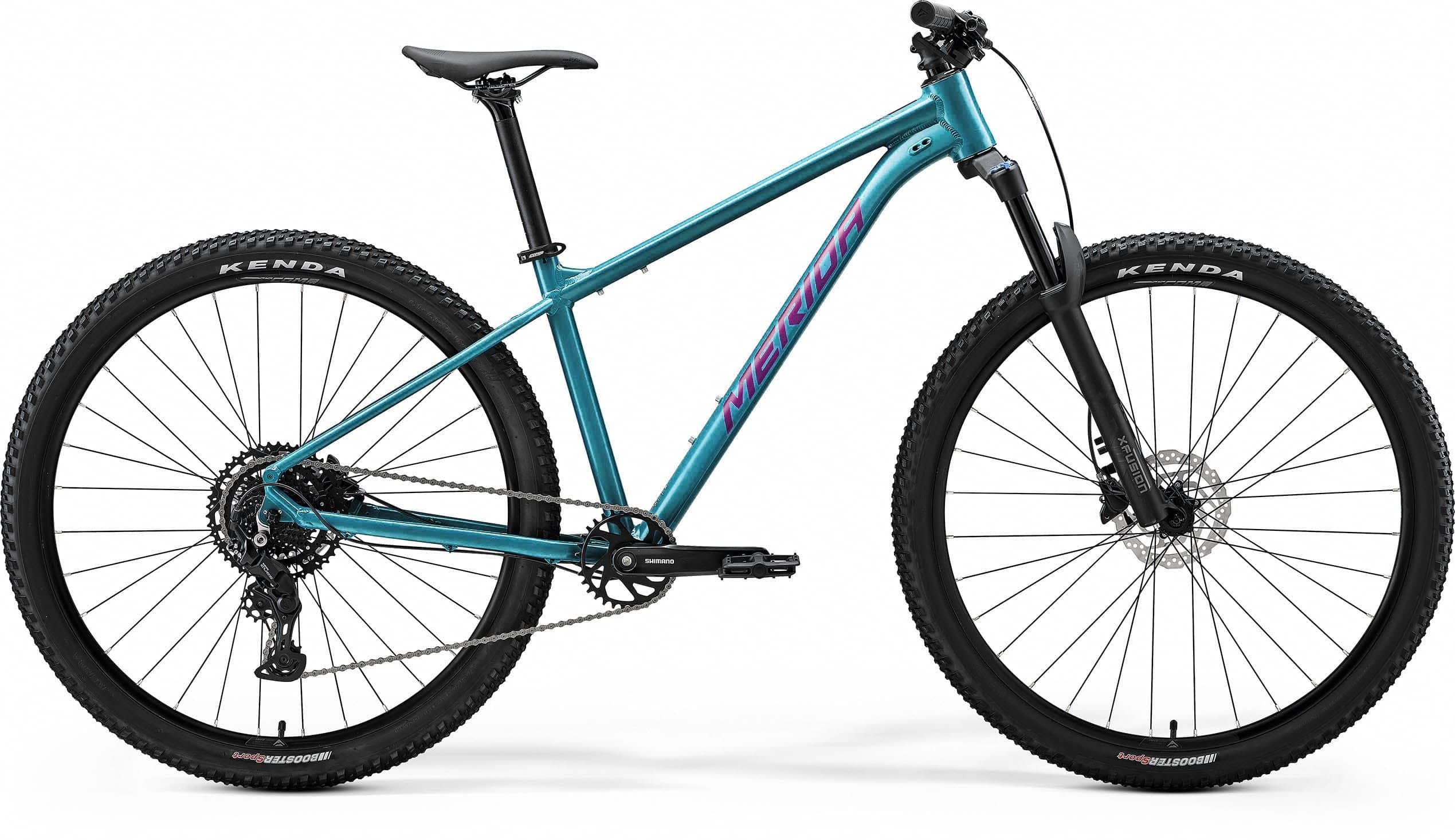 Merida Big Nine 40 mountain bike with durable aluminum frame, advanced geometry, and internal cable routing on a hardtail MTB.
