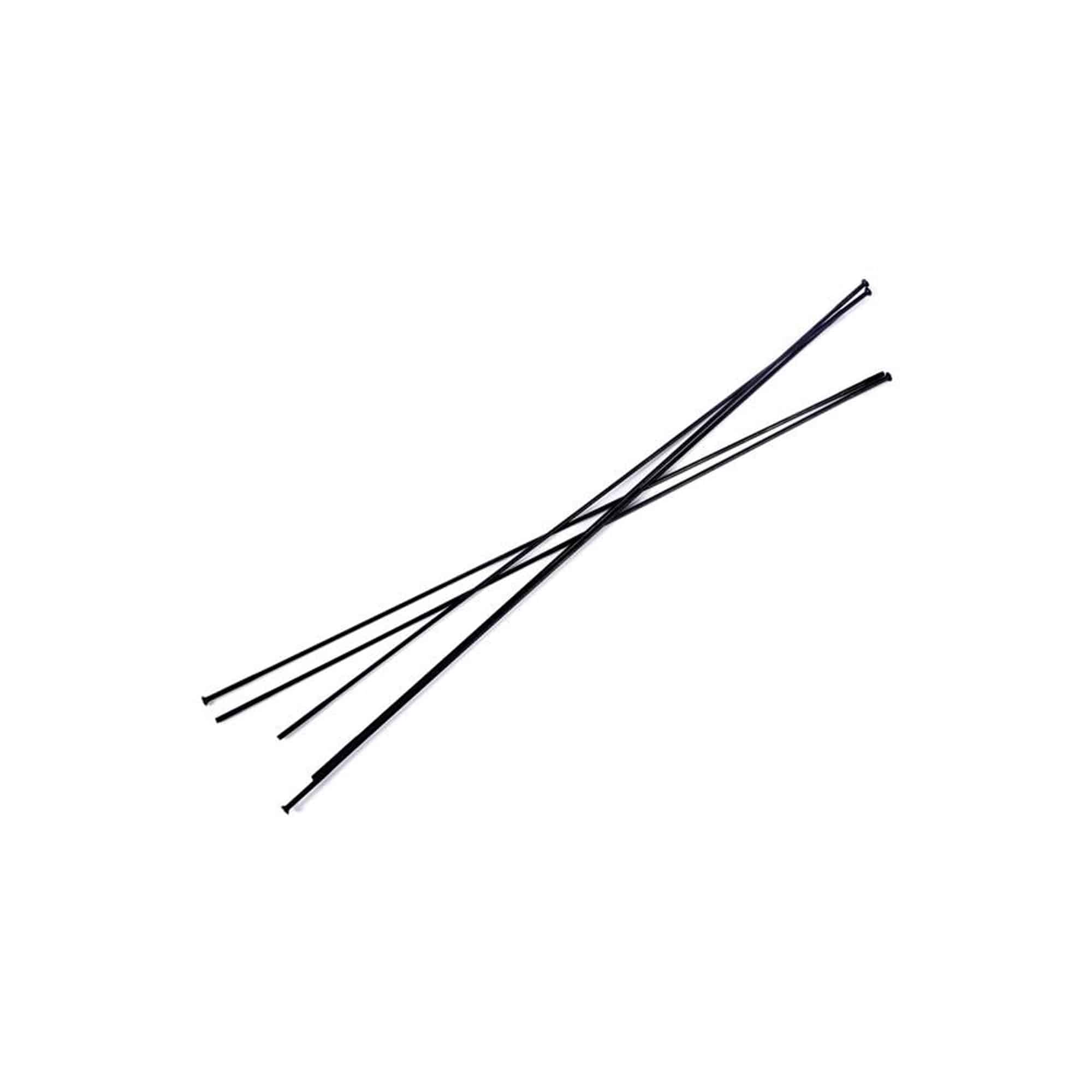 Easton 5-pack straight pull spokes for wheel maintenance and upgrades, featuring 2.0/1.7 gauge in a close-up view.