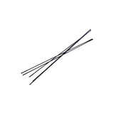 Easton 5-pack straight pull spokes for wheel maintenance and upgrades, featuring 2.0/1.7 gauge in a close-up view.