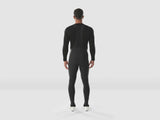 Trek Circuit Thermal Cycling Bib Tight Longs in black, featuring insulated fabric and adjustable straps for cold weather biking.