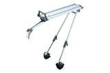 Topeak Roadie Rack Black for road bikes with RX QuickTrack™ system, mounted on a bicycle rear rack.