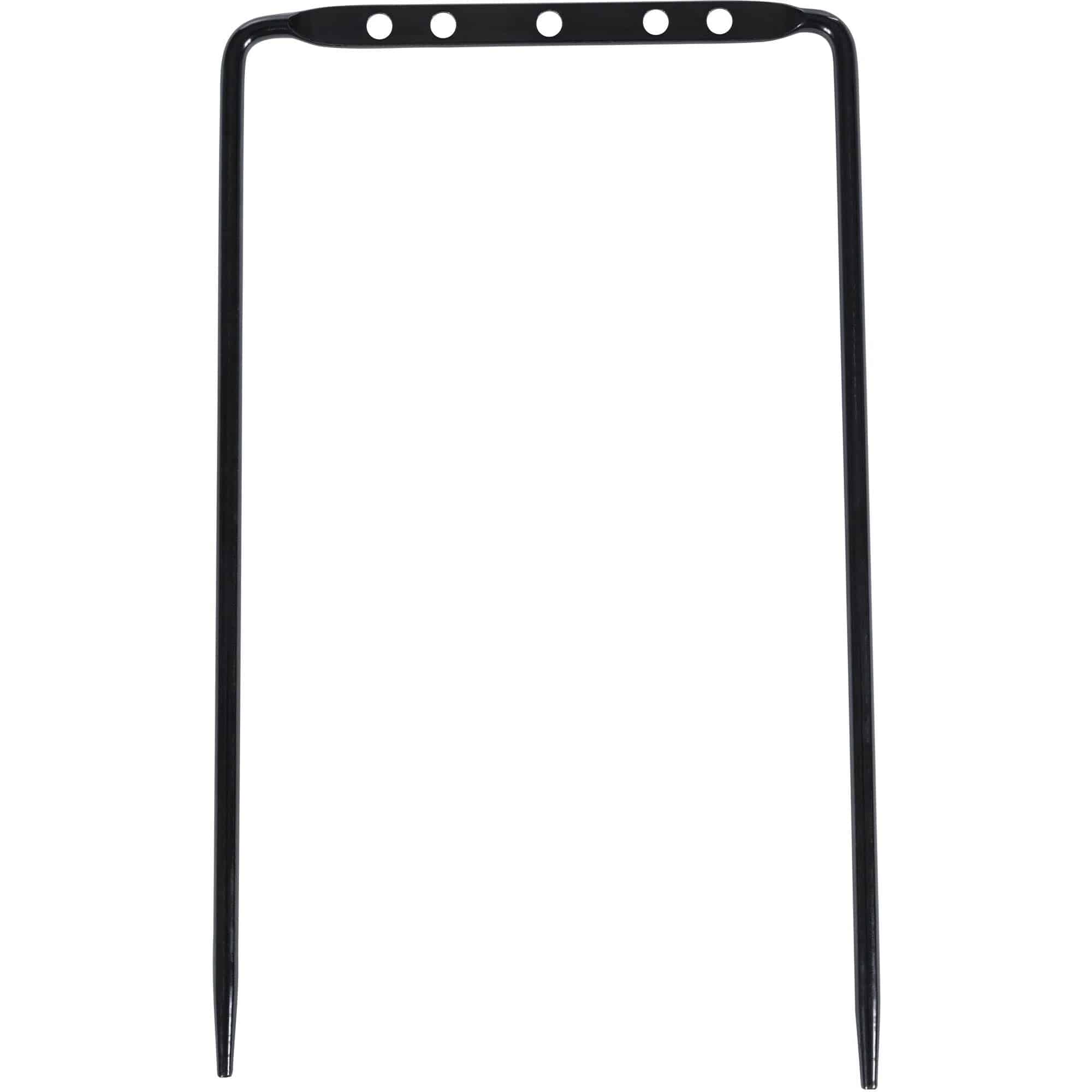 Black Basil distance holder for double panniers with rear light mount, accessory for bike racks and cycling gear.