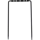 Black Basil distance holder for double panniers with rear light mount, accessory for bike racks and cycling gear.