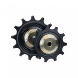 Enduro Bearings XD15 Direct Line Pulley Wheels for Shimano GRX 11sp Black/Gold Shimano GRX 11sp rear mechs | Swinnerton Cycles