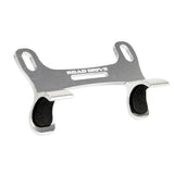 Lezyne Alloy Bracket Mount for Road Drive Pump on bike frame, durable accessory for secure bike pump attachment.