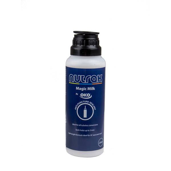 Nutrak Magic Milk tubeless tyre sealant, 250ml | Swinnerton Cycles