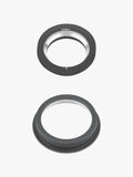 Trek Fuel EX 2023 black fixed angle headset cups with 0-degree alignment, replacement bicycle components.