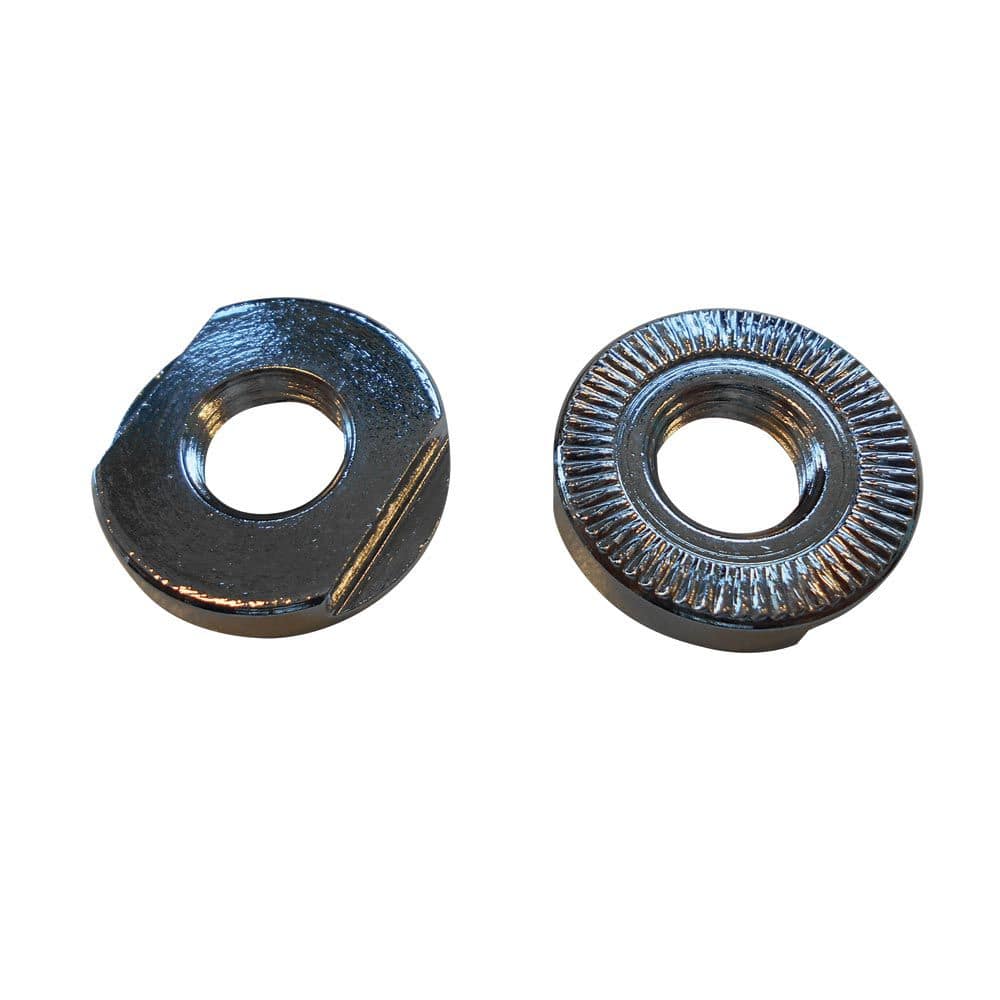 Dia-Compe track hub locknuts for M9 front and M10 rear spares, bicycle components for secure track hub installation.