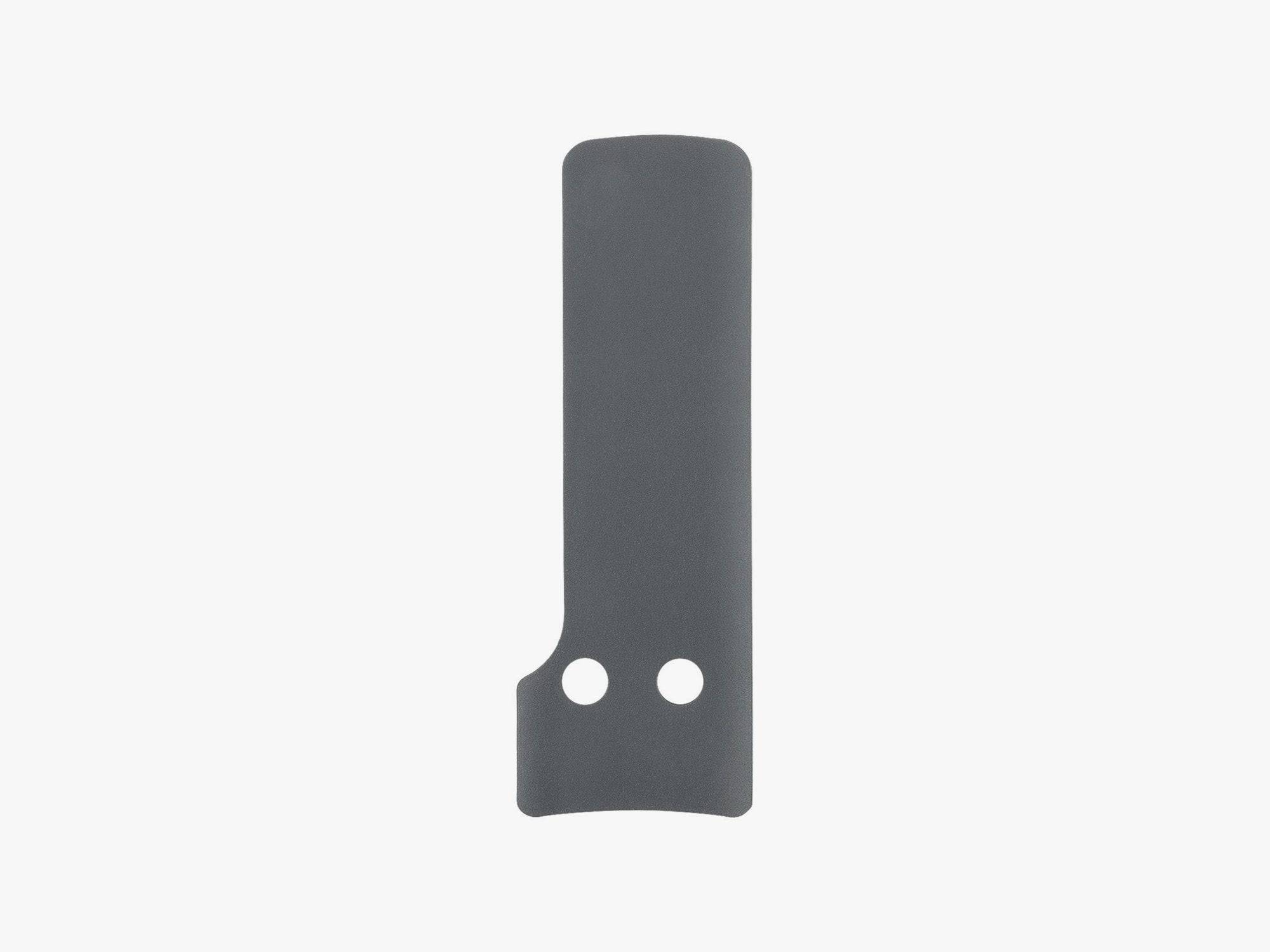 Trek 2023 Rail Aluminum Gen 3 Downtube Armor in black, designed for bike frame protection and durability.