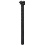 Whisky Parts Co No.7 alloy MTB and road bike seatpost with offset options, showcasing sleek silver design and adjustable height.