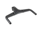 Trek 2022 Speed Concept TT basebar in glossy black, 380mm low-rise aerodynamic handlebar for time trial bikes.